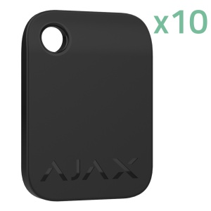 Chavero de acesso sem contato - 10 unidades - Tecnologia Mifare DESFire® - Compatível com o KeyPad Plus e o KeyPad TouchScreen - Máxima segurança e rápida identificação do usuário - Cor preto