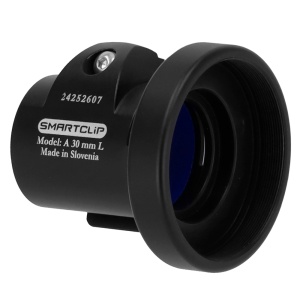 Clip -on Snap Thermal Adapter - M52x0.75 Thread - Size 30 mm - Aluminum - Black