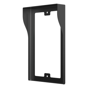Cobertura para videoporteiro - Específico para Akuvox AK-R20A-BLACK. - Medidas: 192 (Al) x 123 (Lg) x 30 (Pf) mm - Fabricado em aço galvanizado - Viseira para chuva - Montagem encastrada