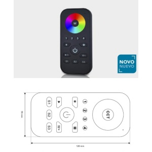Comando Remoto 4 ZONAS RGB+W CASAMBI