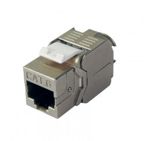 Conector Par de Cobre RJ45 Ftp Gato 6 - Femenino. Asamblea Fácil Agarre, Caja de plástico