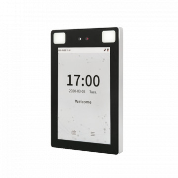 Control de acceso e de presencia IP68 Biológica - Facial, palmera da mano, MF Aplastar Tarjeta e Alfiler - 30.000 tipo | 1.000.000 archivos - 8" Tocar IPS | TCP/IP, Wifi, RS485 e Wiegand - Liso. Acceso: ZKBioCV - Liso. Asiduidad: ZKBioTime8 | GOTIMECLOUD