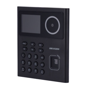 Contrôle d'accès et de présence - Facial, empreinte digitale, carte et broche - 500 utilisateurs | 100 000 enregistrements - TCP / IP, WiFi et USB - 2,4 "TFT | Contrôleur intégré - IVMS -4200 | HIK -Connect