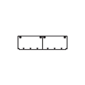 Efapel - 10290HBR Cash 180x50 freies weißes Halogene - 5603011602659