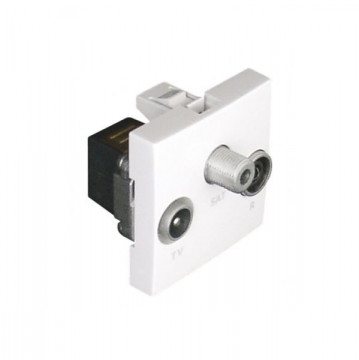 EFAPEL - 45543SBR R -TV -SAT STAR - 2 WHITE MOBILE - 5603011572532