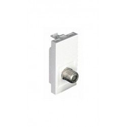 EFAPEL - 45982SBR MÓDULO C/CONETOR IEC MACHO/TIPO F - 1 MÓD BR - 5603011616250