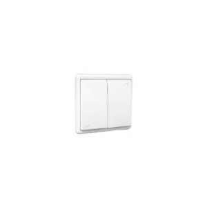 EFAPEL - 50281CBR Double bouton de White Blange - 5603011027612