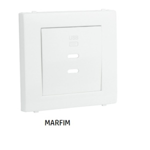 EFAPEL - 50675TMF CENTRO CARREGADOR DUPLO USB TIPO C MARFIM - 5603011647636