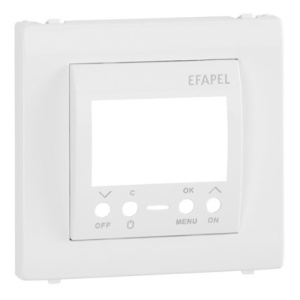EFAPEL - 50743TBR HOR DIG SWITCH CENTER 1 CIRC WHITE - 5603011560959