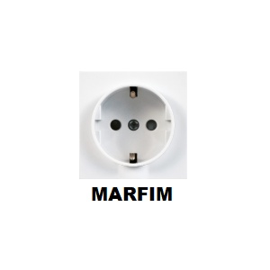 EFAPEL - 90643TMF Cent pour Tom Schuko D40 avec Ivory OBT - 5603011601850