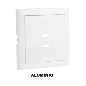EFAPEL - 90675TAL CENTER CHARGER DOUBLE USB TYPE C ALUMINA - 5603011647582