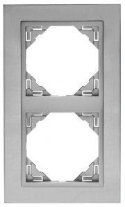 EFAPEL - 90920TP Double Titanium / Pearl Mirror - 5603011553586