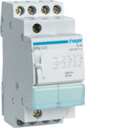 EPN525 - Telerruptor 230V 50Hz 2NA+2NF 2M HAGER EAN:3250612369485