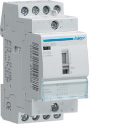 ERC425 - Contactor con Manu 25A, 4NA, 230V HAGER Ean:3250612400881