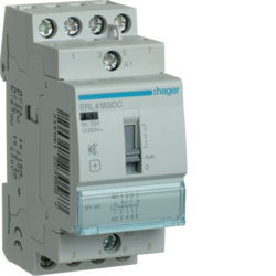 ERL418SDC - Relay Command Silenc 16A, 2NA+2NF, 12V DC Hager EAN: 3250612230587