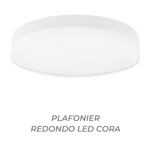 ESL1318CCT - 100100300021 - PLAFONIER Rojo. LED CORA 18W 3CCT IP54 BRANCO