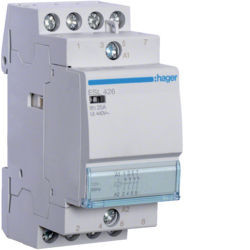 ESL426 - Contactor 25A, 4NF, 12V 2M HAGER EAN:3250612400966