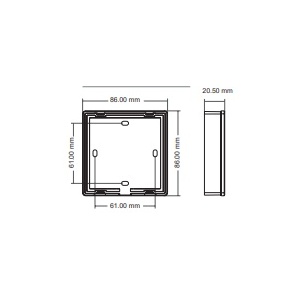 ESL6921 - 100100900023 - TATIL RGB PANEL+CCT 4 Zones RF