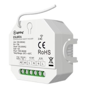 ESL6934 - 100100900045 - Controller on/off 240VAC 15A 3600W Push/RF