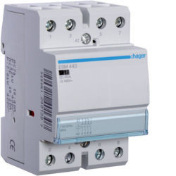 ESM440 - Contactor 40A, 4NA, 110/127V 3M HAGER EAN:3250612401307