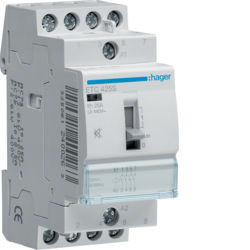 ETC425S - Contactor silenc. D/N 25A, 4NA, 230V HAGER EAN:3250612400263