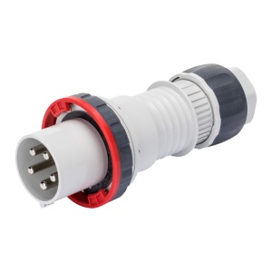 Ficha móvel, IP66/IP67/IP68/IP69, 3P+T, 125 A, 400 V, 6 h