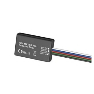 Filtro de Proteção 12-48Vdc 5A RGBW