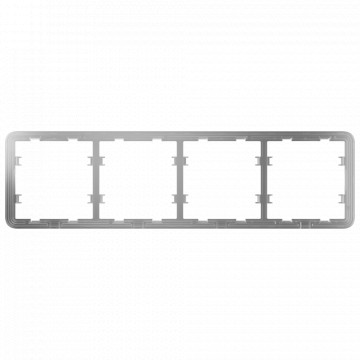 Four switches - 2 x AJ -Sidebutton - 2 x AJ -Centenbutton - AJAX - Lightswitch Frame (4 Seats)