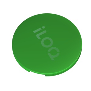 Funda para llave inteligente - Color verde - Fácil y rápida instalación - Compatible con ILOQ-KEY-S5 - Paquete de 100 unidades