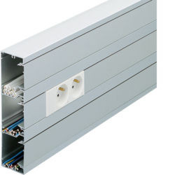 GBA500501Alu - GBA Base 50x50 Aluminium Hager EAN: 4012740204705