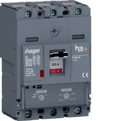 HES125DC - Disjuntor P160 TM 3P-3D 125A 70kA HAGER EAN:3250613177157