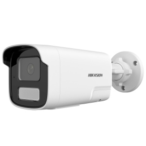 HIKVISION BULLET CAMERA IP GAMA VALUE - Resolution 4 Megapixel (2560x1440) - 6 mm lens - hybrid light 50 m | SIRENE AND DISSUVERSION FLASH - MOVEMENT DETECTION 2.0 | Microsd - Microphone and Altifalante incorporated: POE: IP67