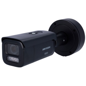 Hikvision Bullet IP-Kamera PRO ColorVu3.0-Reihe – 8 MPx Auflösung | PoE IEEE802.3at - ColorVu3.0: Farbbild HIKAI-ISP F1.2 1/1,8" - Motorisierte Linse 2,8 - 12 mm - AcuSense3.0 | Hybridlicht bis zu 60 m - Alarme 1/1 | IP67 | IK10 | NEMA 4X