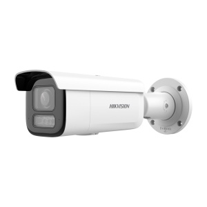Hikvision câmara Bullet IP gama PRO - Resolução 8 Megapixel (3840x2160) - Lente varifocal motorizada 2.8~12 mm - Luz híbrida alcance 60 m | MD 2.0 | AcuSense - Alarmes | Audio | Microfone integrado | Luz SRB - Face Detection | PoE+ | IP67, IK10 | MicroSD