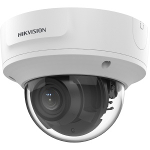 Hikvision Câmara Domo IP gama SOLUTIONS - Resolução 2 Megapixel (1920x1080) - Powered by DarkFighter | IV alcance 50 m - Lente 7~35 mm | PoE | Alarmes | Áudio - MD 2.0 | AcuSense | Contagem de pessoas - Reconhecimento facial | IP67 | IK10