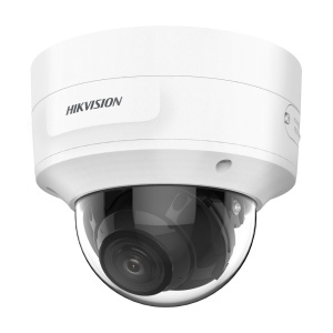 Hikvision cámara Domo IP gama VALUE - Resolución 5 MPx (2952x1944) - Lente 7~35 mm - Micro SD | Powered by DarkFighter - IR alcance 50 m | MD 2.0 | PoE | Alarmas | Audio - AcuSense | Reconocimiento facial | IP67, IK10