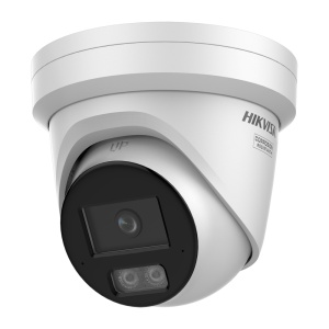 Hikvision Câmara Turret IP gama PRO - Resolução 4 Megapixel (2688x1520) - Lente 2.8/4 mm em 1 câmara - IV 30m | 130 dB WDR | PoE - Deteção de movimento 2.0 | AcuSense 3.0 - Microfone e altifalante | IP67 | NEMA 4X