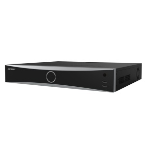 Hikvision - GAMA PRO - NVR 32 CH IP Recorder - Résolution maximale 12 MPX | Alarmes | Audio - bande passante 256 Mbps | Prend en charge 4 disques durs - MD 2.0 | ACUSENSE | Reconnaissance faciale