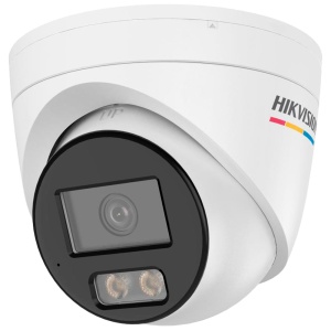 Hikvision IP-Kamera Turret-Bereich VALUE ColorVu3.0 - Auflösung 4 MPx | PoE IEEE802.3af – ColorVu3.0: Farbbild HIKAI-ISP F1.0 1/1,8" – 2,8 mm | Mikrofon | Hybridlicht bis zu 30 m – Bewegungserkennung 3.0 – IP67