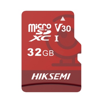 Hikvision-Speicherkarte – Kapazität 32 GB – Klasse 10 | Schreibgeschwindigkeit 25 MB/s – Bis zu 300 Schreibzyklen – exFAT-Format – Speziell für Videoüberwachung