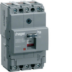 HNA160H - Disjuntor x160 TM 3P-3D 160A 40kA HAGER EAN:3250613130862