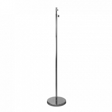 House Based Support - Extensible 99 ~ 135 cm - Rotula Rotula 360º - Hollow Section for Cable Passage - Circular Base