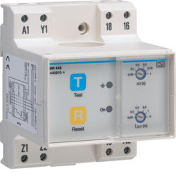 HR440 - Relé dif. 0,03-3A temp. c/toro 25mm 4M HAGER EAN:3250614409103
