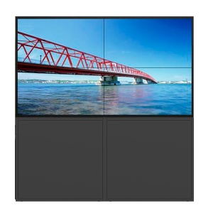Kit de pared de video 2x2 - Incluye monitores - Incluye soporte de suelo - Compatible con conexión en cadena