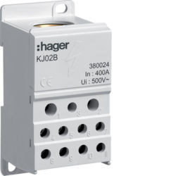 KJ02B - 1p 400A CABLE PURCHASE 12 LIG. 2.5m Hager EAN: 3250613800246