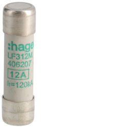 LF312m - Fuse 10x38 AM 12A 500V HAGER EAN: 3250614062070