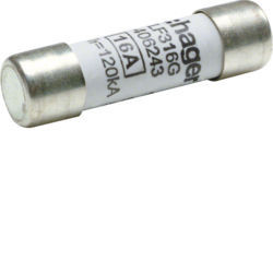LF316G - Fusibile 10x38 gG 16A 500V HAGER EAN:3250614062438