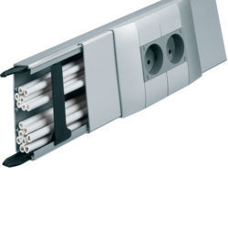 LFF401100ALU - Binario LFF 40x110; 2 graffette/mt HAGER EAN:4012740903776