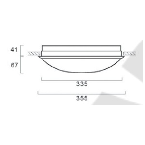 Lumiance - giotto335 luminaries G2 surface 3000k from E3