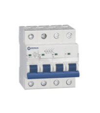MCB 6ka Breaker, 4 pôles x 63a, courbe C
